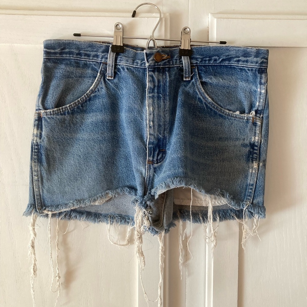 Rustler Distressed Denim Women’s Cutoffs
